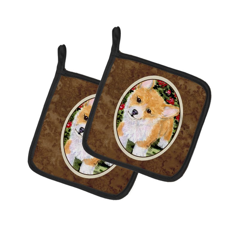 Corgi Pair of Pot Holders