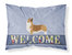 Corgi Welcome Fabric Standard Pillowcase