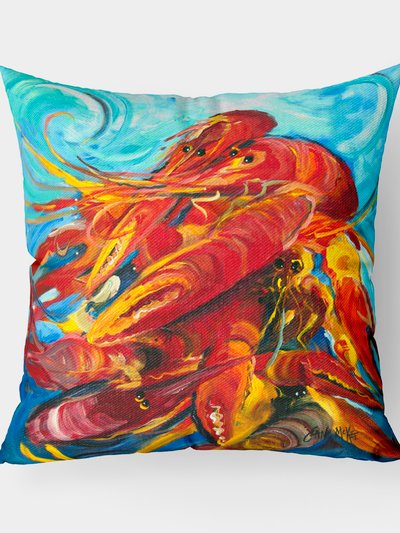Caroline's Treasures Crawfish Fabric Decorative Pillow product