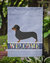 Dachshund Welcome Garden Flag 2-Sided 2-Ply - BB5486GF