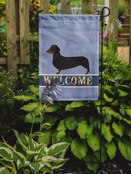 Dachshund Welcome Garden Flag 2-Sided 2-Ply - BB5486GF