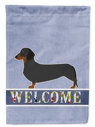 Dachshund Welcome Garden Flag 2-Sided 2-Ply - BB5486GF