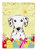 Dalmatian Easter Egg Hunt Garden Flag 2-Sided 2-Ply