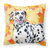 Dalmatian Fall Fabric Decorative Pillow