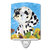 Dalmatian in Summer Flowers Ceramic Night Light