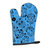 Day of the Dead Blue Oven Mitt - Blue