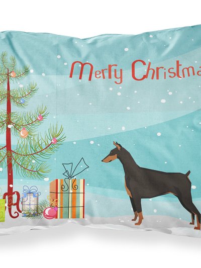 Caroline's Treasures Doberman Pinscher Christmas Tree Fabric Standard Pillowcase product