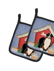 Dog House Collection Bernese Mountain Dog Pair of Pot Holders