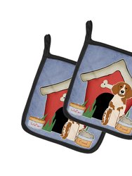 Dog House Collection Brittany Spaniel Pair of Pot Holders