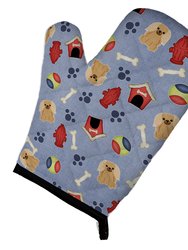 Dog House Collection Pekingese Fawn Sable Oven Mitt