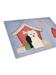 Dog House Collection Westie Glass Cutting Board - BB2796LCB