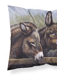 Donkeys by Daphne Baxter Fabric Standard Pillowcase