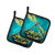 Dragonfly Matin Pair of Pot Holders