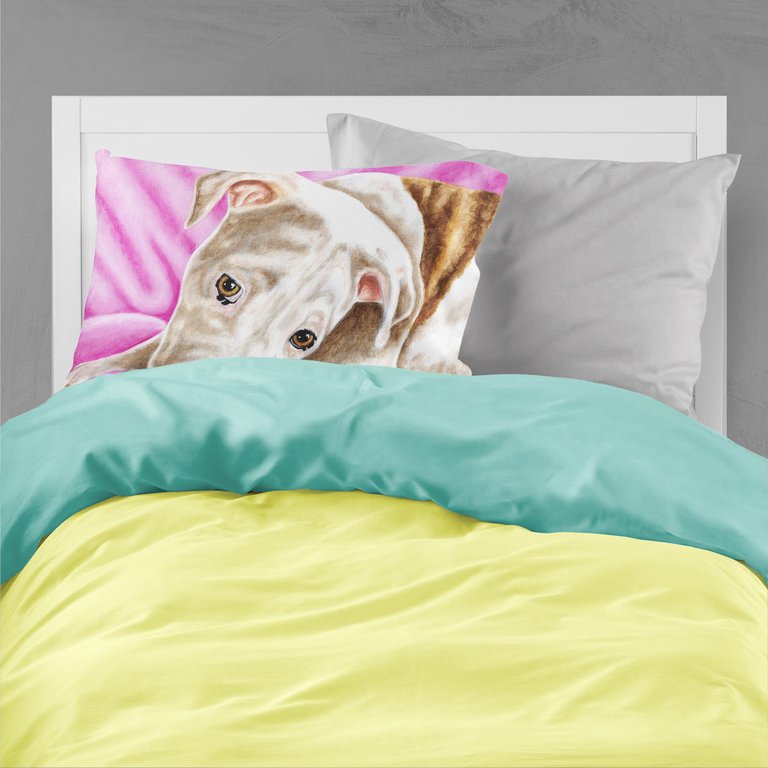 Dream Girl Pit Bull Fabric Standard Pillowcase