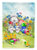 Easter Bunny And Eggs Garden Flag 2-Sided 2-Ply