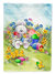 Easter Bunny And Eggs Garden Flag 2-Sided 2-Ply