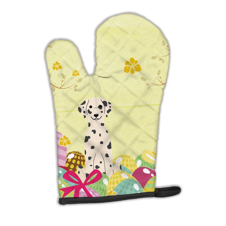 Easter Eggs Dalmatian Oven Mitt