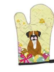 Easter Eggs Flashy Fawn Boxer Oven Mitt