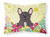 Easter Eggs French Bulldog Brindle Fabric Standard Pillowcase