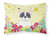 Easter Eggs French Bulldog Piebald Fabric Standard Pillowcase