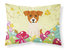 Easter Eggs Jack Russell Terrier Fabric Standard Pillowcase