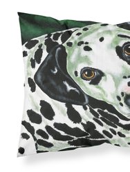 Emerald Beauty Dalmatian Fabric Standard Pillowcase