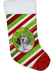 English Setter Candy Cane Holiday Christmas Christmas Stocking