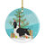 English Springer Spaniel Christmas Ceramic Ornament