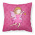 Fairy Princess Watercolor Fabric Decorative Pillow