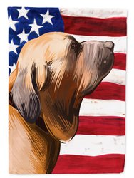 Fila Brasileiro Dog American Flag Garden Flag 2-Sided 2-Ply