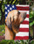 Fila Brasileiro Dog American Flag Garden Flag 2-Sided 2-Ply
