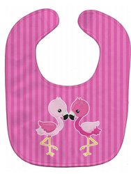 Flamingo Pair Baby Bib