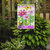 Flower Welcome Garden Flag 2-Sided 2-Ply