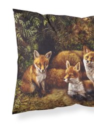 Fox Family Foxes by Daphne Baxter Fabric Standard Pillowcase
