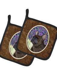 French Bulldog Pair of Pot Holders