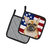 French Bulldog Patriotic Pair of Pot Holders