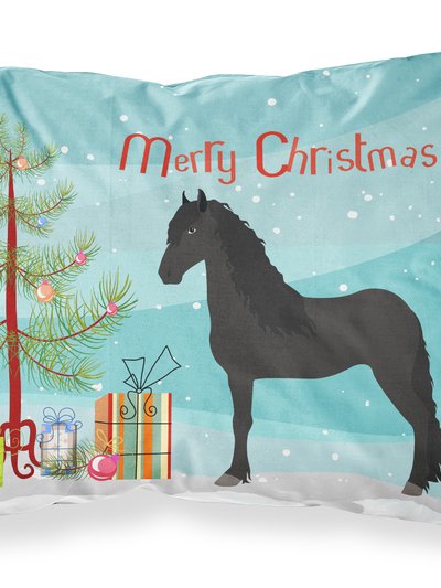 Caroline's Treasures Friesian Horse Christmas Fabric Standard Pillowcase product