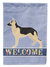 German Shepherd Welcome Garden Flag 2-Sided 2-Ply