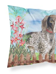 German Shorthaired Pointer Spring Fabric Standard Pillowcase
