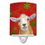Goat Candy Cane Holiday Christmas Ceramic Night Light