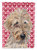 Golden Doodle Hearts And Love Garden Flag 2-Sided 2-Ply