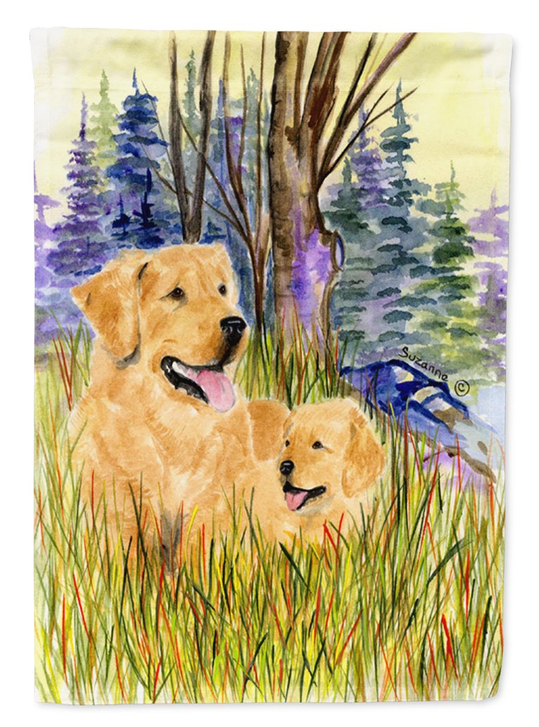 Golden Retriever Garden Flag 2-Sided 2-Ply - SS8014GF