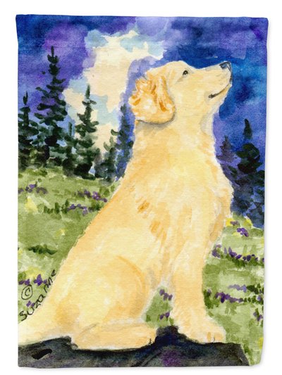 Caroline's Treasures Golden Retriever Garden Flag 2-Sided 2-Ply - SS8977GF product