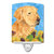 Golden Retriever in Summer Flowers Ceramic Night Light