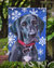Great Dane Puppy Winter Snowflakes Holiday Garden Flag 2-Sided 2-Ply