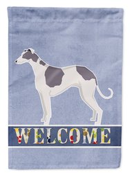 Greyhound Welcome Garden Flag 2-Sided 2-Ply