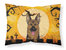 Halloween German Shepherd Fabric Standard Pillowcase - Orange