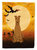 Halloween Irish Terrier Garden Flag 2-Sided 2-Ply