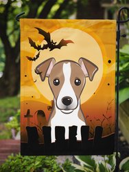 Halloween Jack Russell Terrier Garden Flag 2-Sided 2-Ply
