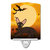 Halloween Peterbald Cat Ceramic Night Light - Orange